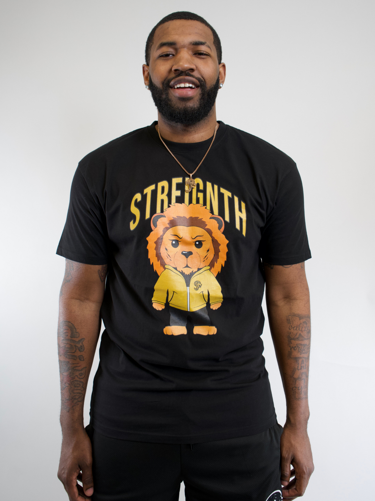 BABY LION DEBUT TEE - BLACK