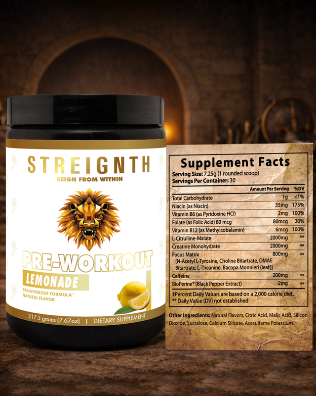 Essential Pre-Workout – Streignth