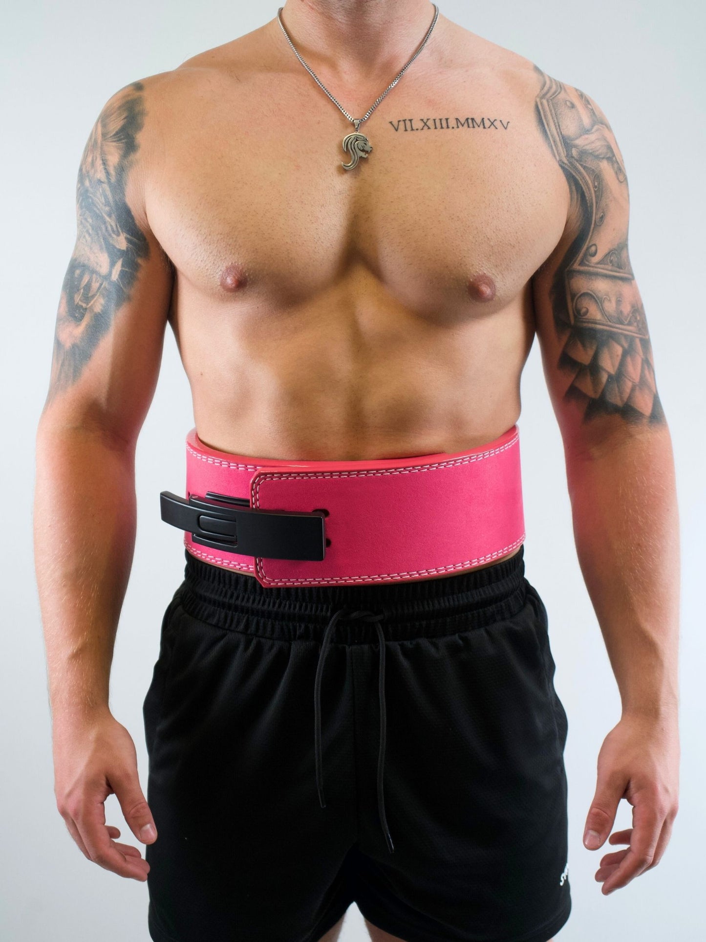 LEVER BELT - PINK