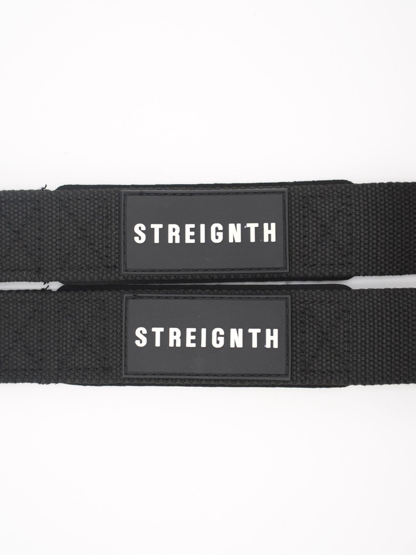 LIFTING STRAPS - "STREIGNTH" BLACK